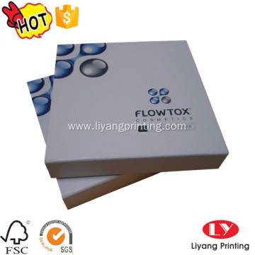 Cardboard folding gift cosmetic packaging box